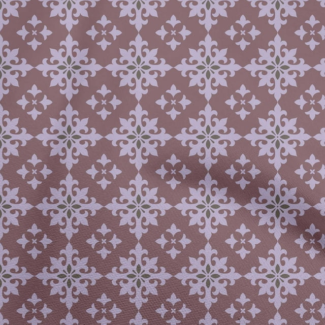 oneOone Velvet Wine Fabric Damask Craft Projects Decor Fabric Printed By The Yard 58 Inch Wide