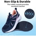 thumbnail image 2 of RomenSi Women Arch Support Walking Shoes Orthotic Sneakers for Plantar Fasciitis Foot and Heel Pain Relief Tennis US 10, 2 of 7