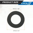 thumbnail image 2 of Uxcell Black 2.9 Inch EVA Foam Speaker Edge Surround Rings Replacement Parts for Speaker Repair or DIY 4 Pcs, 2 of 6