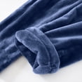 thumbnail image 5 of BiZtdJrK Women's Soft Pajama Pants Fuzzy Flannel Drawstring Elastic Waist Sleep Bottoms Loose Fit Lounge Pants with Pockets Navy XXXL, 5 of 7