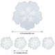 thumbnail image 2 of Moldes de resina para posavasos con forma de flores, 1 molde de silicona grande para bandeja de pétalos y 4 moldes pequeños para posavasos con forma de flor para fundición de resina,, 2 of 7