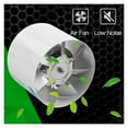 2X 4 Inch Inline Duct Fan Air Ventilator Metal Pipe Ventilation Exhaust