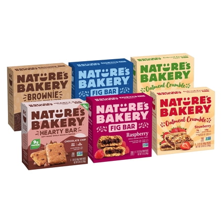 Nature's Bakery All Day Variety Pack, (35 Bars), Vegan, Non-GMO, Plant-Based