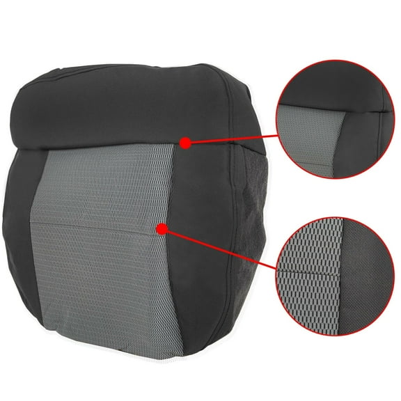 Kojem For 2004 - 2008 Ford F-150 XLT F150 Driver Side Bottom Cloth Seat Cover Gray