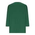 thumbnail image 4 of Bpmpbo Women Tunic Tops 3/4 Sleeve V Neck Womens T Shirts Plus Size Ladies Pullover Shirts Womens Blouses Tops, 4 of 5