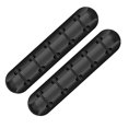 thumbnail image 1 of 2pcs Cable Clips Organizer Cable Management Holder Black Silicone Cable Holder, 1 of 6