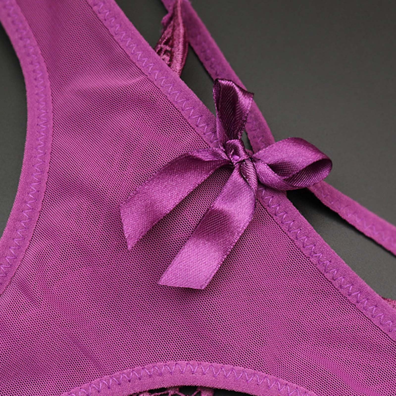 CBGELRT Underwear Women Transparent Women's Panties Sweet