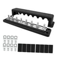 thumbnail image 2 of Bloque de terminales de distribución de energía 12 V-48 V (M8) Terminal Barra colectora de buena conductividad Terminales negros 8, 2 of 8