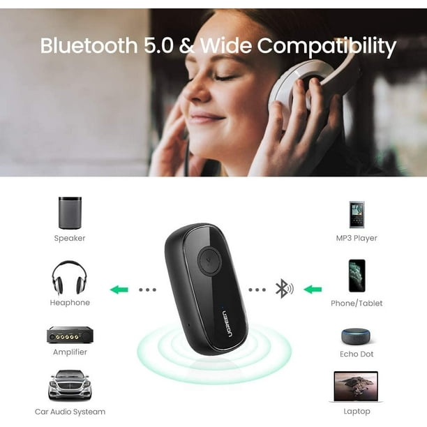 UGREEN Récepteur Bluetooth 5.0 Adaptateur Blueto…