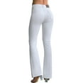 thumbnail image 2 of roswear Women's Stretchy Flare Jeans Bootcut, 30.3" Inseam, Size 4-16, 2 of 4