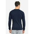 thumbnail image 2 of Cottonbell Men's Classic Waffle Knit Mid-Weight Cotton Long Sleeve Light Thermal T-Shirt Top, 2 of 3