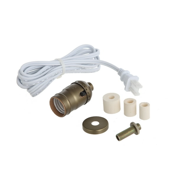 Hyper Tough Bottle Lamp Kit for Standard Medium Base Light Bulb Socket, 250W Max, 1.75 in Height x 5.75 in Width