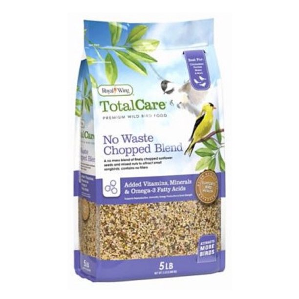 Royal Wing 13860 Total Care 5 Pounds No Waste Chopped Blend Wild Bird