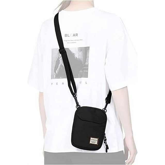 Mini bolso bandolera pequeño bolso de hombro para hombres, mini bolso bandolera para mujer