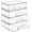 4pack Wide, variant on 7.6" H Clear Stackable Storage Drawers, 4 Pack Plastic Organizers Bins for Skincare, Cosmetics,Beauty Supplies,Ideal for Vanity, Bathroom,Kitchen Countertop,Cabinet Organization