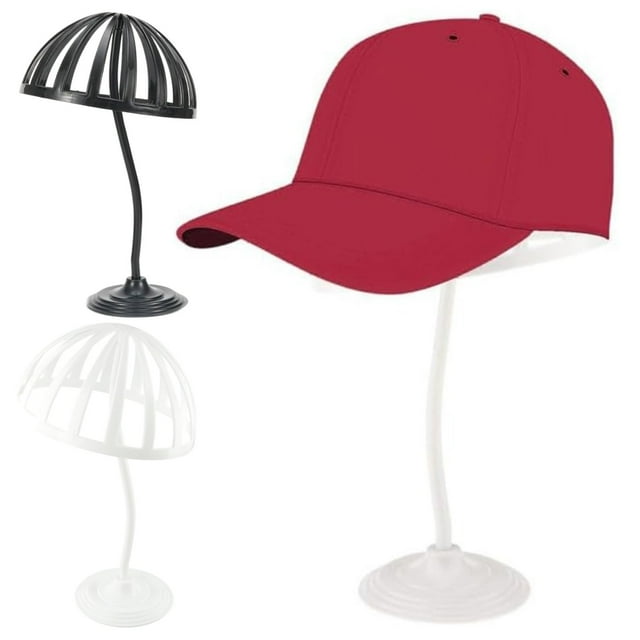 Cqxid Storage Rack Under $10 Home & Garden Rack Plastic Hat Stand Rack For Adult's Cap Standing Tabletop Hat Display Holders