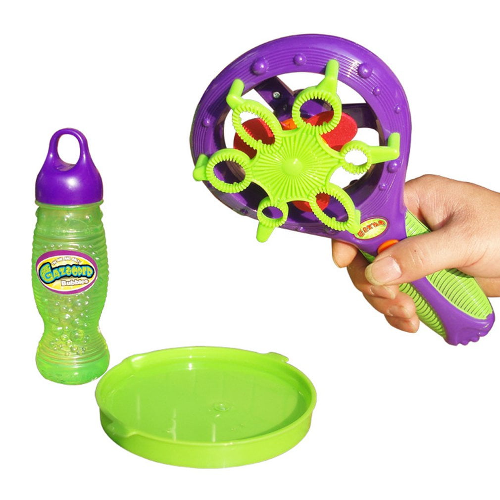 Handheld Electric Bubble Machine Children Outdoor Toys Early Education