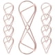 thumbnail image 2 of GOOHOCHY 10 clips metálicos para notas de papel, decorativos, con forma de gota, accesorios de oficina, 2 of 8
