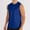 Blue, variant on Fathers Day Gifts for Husband Dgankt Shirts for Men Fashionable Men's Solid Color Tight Fitting Casual Sleeveless Fitness Top