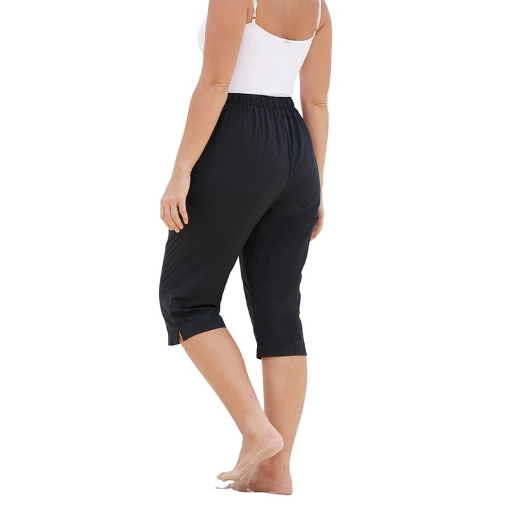 Swimsuits For All Women's Plus Size Taslon® Cover Up Capri Pant 18