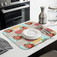 thumbnail image 3 of Dish Drying Mat for Kitchen Counter Pioneer Absorbent Reversible Microfiber Kitchen Countertop Protector Dishes Pad Small 16x18 Inch, 3 of 7