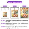 thumbnail image 5 of Hello Fall Dachshund Football Welcome Autumn with Leaves Pumpkins Cozy Sherpa Blanket Wiener Dog Lover Gifts Idea Warm Soft Throw Blanket - 00012, 5 of 5