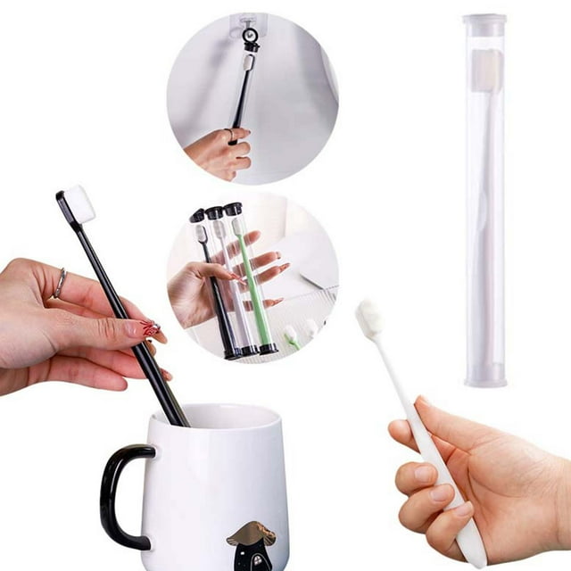 WIFKLSIIPG Soft Toothbrush Ultra Fine Dense Independent Tube Household Gum Toothbrush Ultra Nano Toothbrush