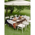 thumbnail image 3 of Outdoor Tablecloth with Umbrella Hole and Zipper, Cute Ghosts Rectangle Table Cloth 60x120 Inch Waterproof Tablecloth, Autumn Orange Napkins Harvest Black Night Picnic Table Cover for Patio Camping, 3 of 7