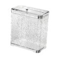 thumbnail image 3 of Kitchen Hanging Trash Can Garbage Container for Bathroom Cabinet Door Office argent, 3 of 8