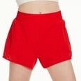 thumbnail image 4 of Cathalem Shorts for Girls Girls Athletic Running Shorts Breathable Safety Shorts (Red,4-5 Years), 4 of 4