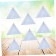 thumbnail image 4 of HAMPPLIES 24Pcs Triangle Sorting Tray White Plastic ABS Bead Dish For Jewelry Tools And Findings 2.8X2.8X0.4In, 4 of 7