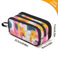thumbnail image 4 of FORMRS Pencil Case with 3 Compartments Zipper Pouch, Elementary School Level and up, Art Geometric, 4 of 8