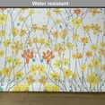 thumbnail image 6 of Ambesonne Flower Place Mats Set of 4, Daffodil Bloom Spring, Standard Size, Yellow Orange Pale Blue, 6 of 6