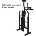thumbnail image 2 of Gaderth Banc de Musculation Réglable avec Support pour Barre, Ensemble Pliable de Banc et Presse d'Entraînement, Support de Barre à 5 Niveaux de Hauteur, Banc Plat à Inclinaison et Déclin, Capacité de 330 LB pour l'Entraînement de Force à la Maison, 2 of 6