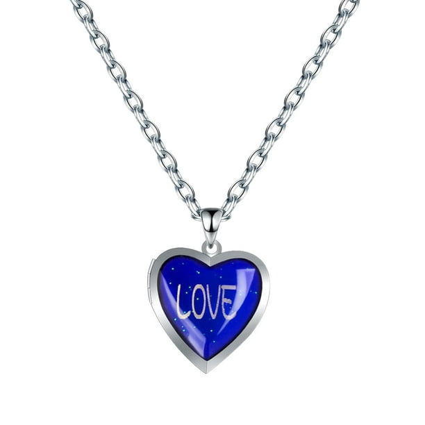 Collar colgante Fernando medallón de corazón de humor Acero inoxidable