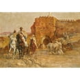 thumbnail image 3 of Henri Émilien Rousseau 24x18 Black Modern Framed Museum Art Print Titled - The Gate of Bab Guissa, Fez, 3 of 5