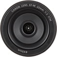 thumbnail image 4 of Canon EF-M 22mm f/2 STM Lens For  EOS M Mirrorless Camera[EOS M10 EOS M100 EOS M200EOS M3 EOS M5 EOS M50 EOS M50 Mark II  EOS M6 EOS M6 Mark II] +Pixi-Bytes Pro Bundle, 4 of 5