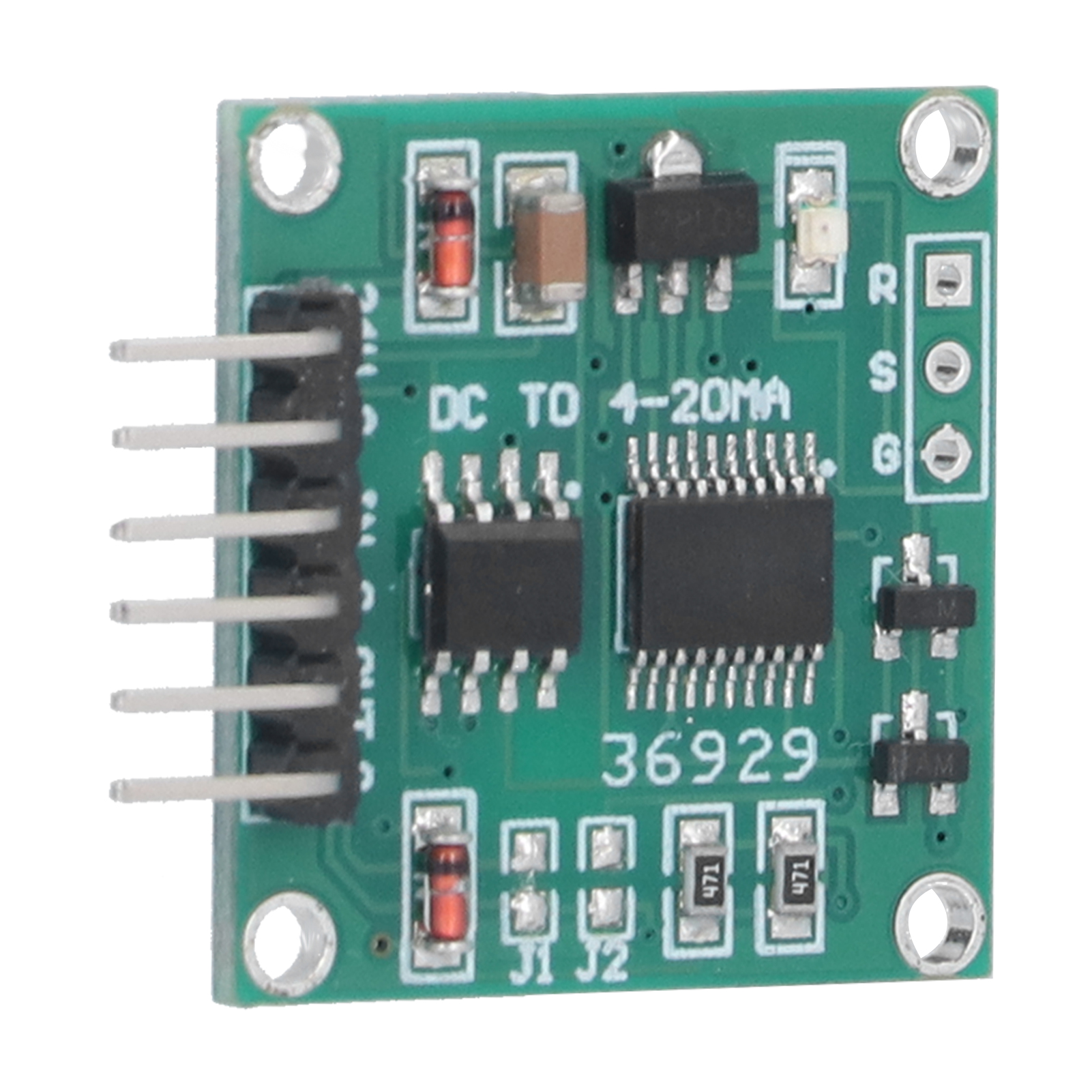 Voltage to Current Module Linear Conversion Signal Transmitter ...