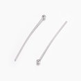 thumbnail image 2 of Tarnish Resistant 304 Stainless Steel Ball Head Pins Stainless Steel Color 25x0.6mm 22 Gauge Head: 1.8mm, 2 of 2