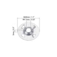 thumbnail image 2 of Uxcell 28mm x 5mm Arandelas para Fijar Paneles de Aislamiento Gaskets Metálicos Planos Sujetadores Paquete de 100, 2 of 5