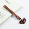 thumbnail image 2 of Leaf Bookmarks Metal Bookmarks Ruler Book Page Divider Appreciation Present for Teacher Student Book Lover Writer, 2 of 8