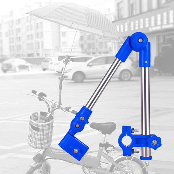 Umbrella Mount Holder, Adjustable Umbrella Mount Stand Umbrella Clamp for Wheelchairs, Walker, Rollator, Bike, Biycle, Pram, Stroller Folding