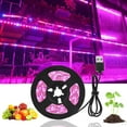 thumbnail image 1 of LINLIN 5V USB LED Grow Light Waterproof Full Spectrum Plant Light Flexible LED Strip light Phyto Lamp for Vegetable Flower Seedling Grow Tent, 1 of 8
