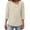 Beige, variant on yillto Womens Long Sleeve Square Neck Button Blouse Dressy Casual Asymmetrical Tunic Tops Spring Summer Shirts