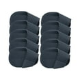 thumbnail image 4 of 10 Pieces Golf Iron Headcovers PU Iron Protective Headcover Golf Head Covers S Dark Blue, 4 of 8