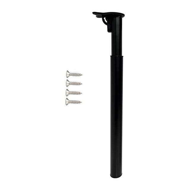 DYNWAVECA Support de Table RV Générique Accessoires Robustes Pièces de Rechange Pratique Pied de Table Pliant Réglable pour Camping-Car Noir