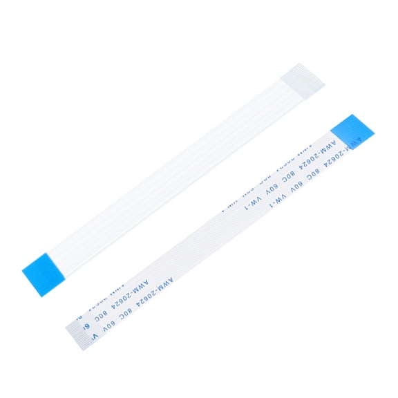 Uxcell 5pcs FFC Flexible Flat Cable, 16 Pins 0.5 mm Pitch 100mm FPC FFC Flexible Ribbon Cable for LCD TV Car Audio DVD Player Laptop (B Type)