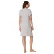 thumbnail image 3 of SCHIESSER camisón señora 95cm - ropa de dormir, manga corta, algodón, estampado Gris/Blanco S (Small), 3 of 6