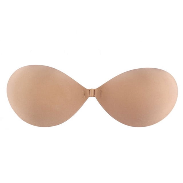 Sujetador push-up invisible fino de verano con pecho grande para mujer, ropa interior sexy sin costuras para la espalda, adhesivo de silicona para el pecho