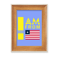 thumbnail image 1 of I Am From Liberia Desktop Wooden Photo Frame Display Picture Art Painting Multiple Sets, 1 of 3